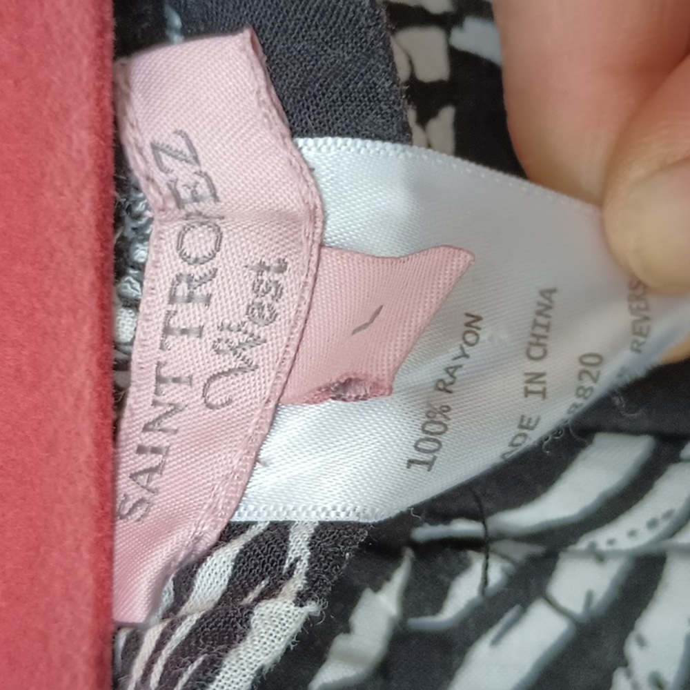 ❤️ ❤️ Saint Topaz 100%rayon tropical pants large - Picture 3 of 4